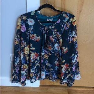 Show Me Your Mumu Bell Sleeve Blouse